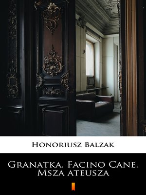 cover image of Granatka. Facino Cane. Msza ateusza